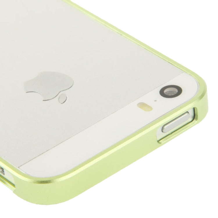 0.7mm Ultra Light Detachable Premium Metal Frame with Screwdriver & Screw for iPhone 5 & 5s & SE(Green)