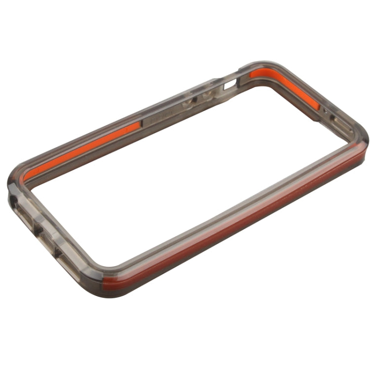 DolTech Series Transparent TPU Bumper Frame Case for iPhone 5 & 5s & SE (Black)