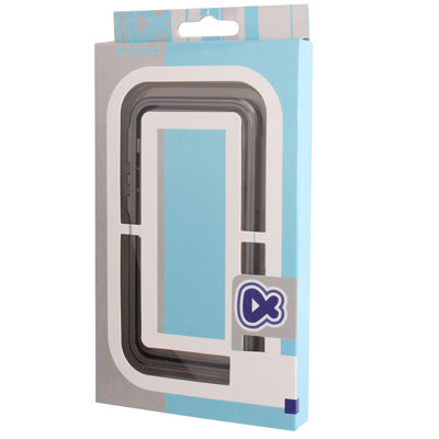 Separable Metal Frame with Dust Plug & mini Screw Kit for iPhone 5 & 5s & SE (Dark Grey)