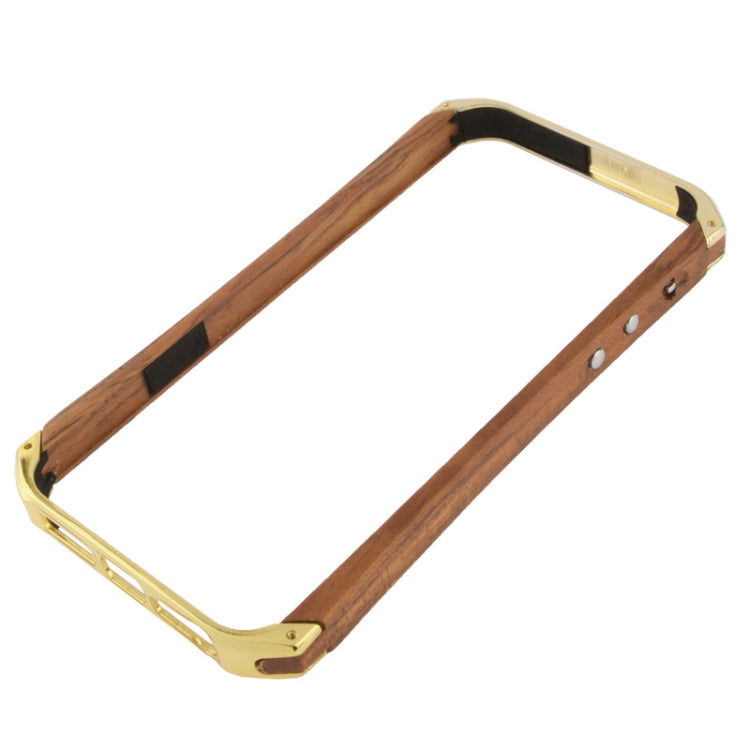 Rosewood + Plating Plastic Combination Bumper Frame with mini Screw Kit for iPhone 5 & 5s & SE