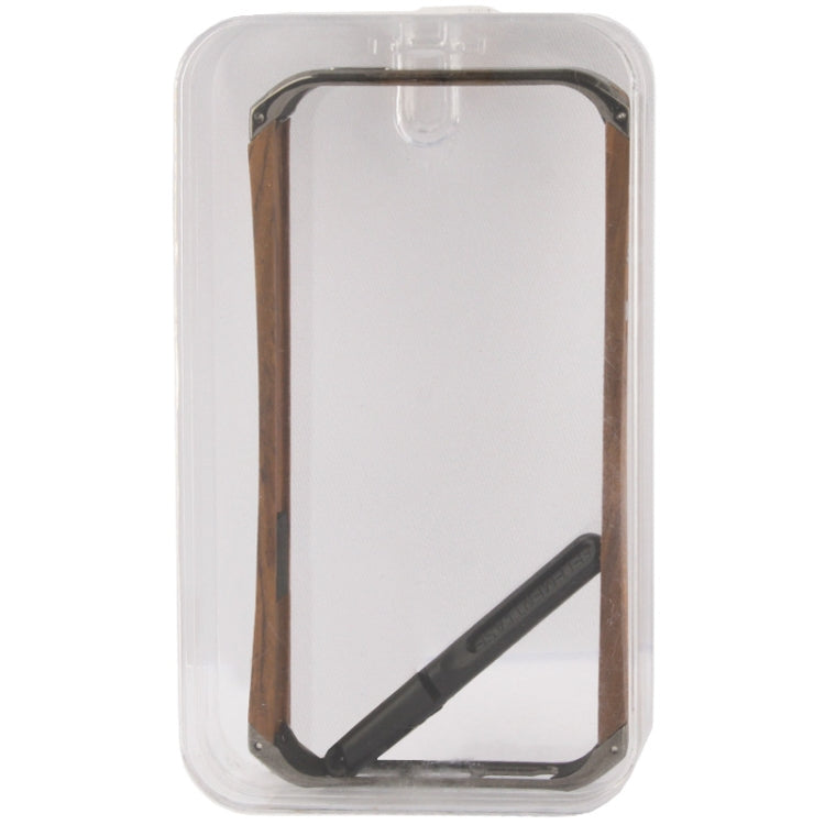Rosewood + Plating Plastic Combination Bumper Frame with mini Screw Kit for iPhone 5 & 5s & SE