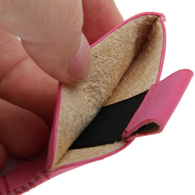 Soft Leather Case Pocket Pouch Sleeve Bag with Pull Tab for iPhone 5 & 5s & SE & SE , iPhone 4/4S , Galaxy S IV mini / i9190 (Magenta)