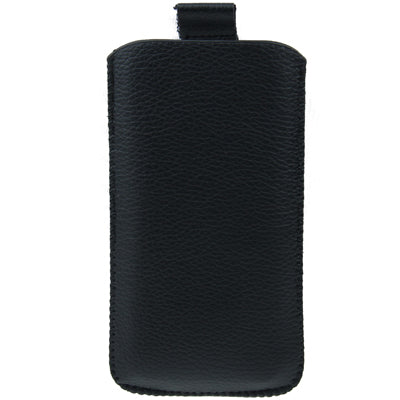 Litchi Texture Leather Case Pocket Pouch Sleeve Bag with Pull Tab for iPhone 5 & 5s & SE & SE , iPhone 4/4S , Galaxy S IV mini / i9190