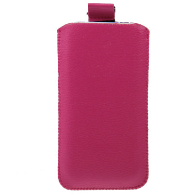 Litchi Texture Leather Case Pocket Pouch Sleeve Bag with Pull Tab for iPhone 5 & 5s & SE & SE , iPhone 4/4S , Galaxy S IV mini / i9190