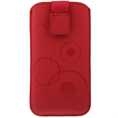 Litchi Texture Leather Case Pocket Pouch Sleeve Bag with Pull Tab for iPhone 5 & 5s & SE & SE , iPhone 4/4S , Galaxy S IV mini / i9190