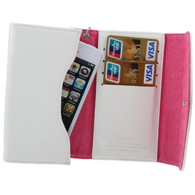 Leather Case / Carry Bag with Credit Card Slots & Wrist Strap for iPhone 5