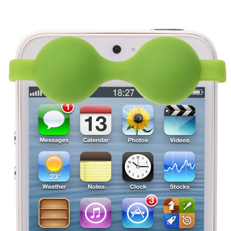 Silicone Material Brassiere Style Protection Anti-dust Sticker for iPhone 5