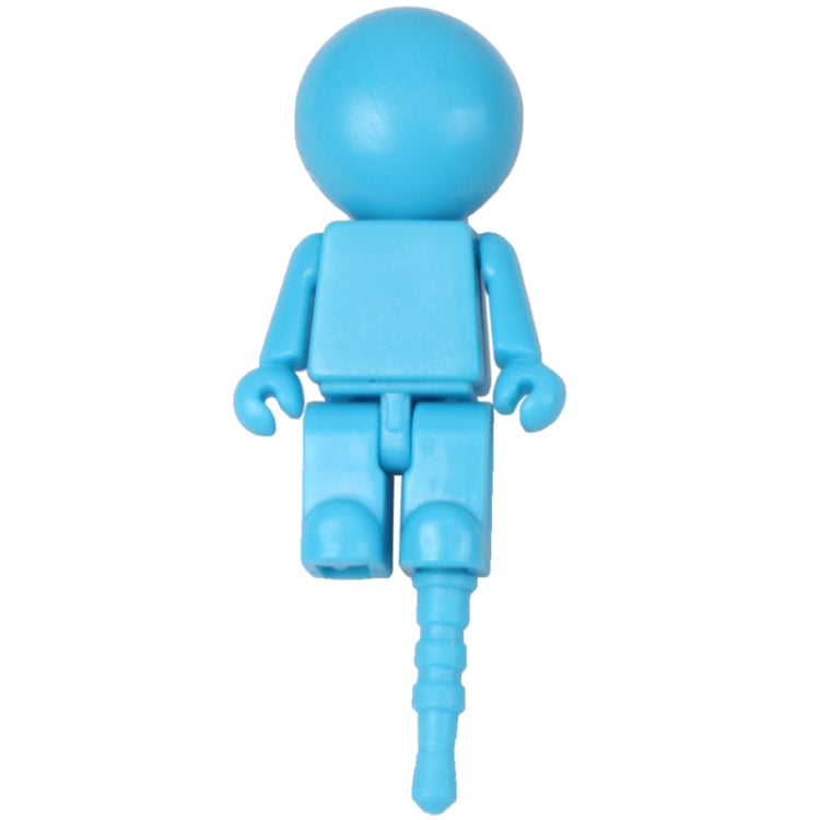 2 in 1 Lovely Doll Block Style Phone Holder / Anti-dust Plug with Sucker