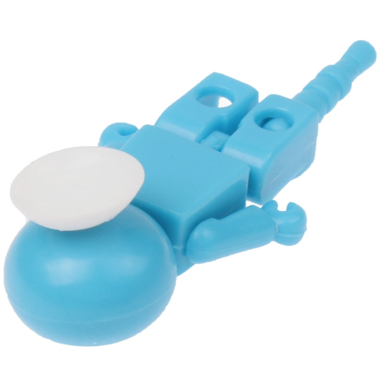 2 in 1 Lovely Doll Block Style Phone Holder / Anti-dust Plug with Sucker