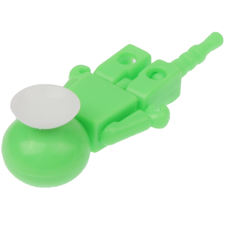 2 in 1 Lovely Doll Block Style Phone Holder / Anti-dust Plug with Sucker