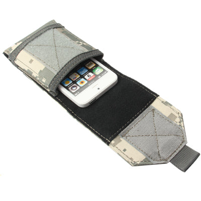 Camouflage Army Combat Travel Utility Hook and Loop Fastener Belt Pouch Bum Bag Mobile Phone Money(Green)