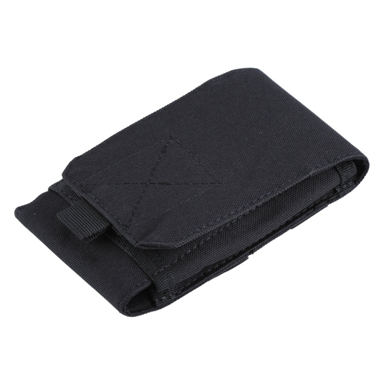 Army Combat Travel Utility Hook and Loop Fastener Belt Pouch Bum Bag Mobile Phone Money(Black)