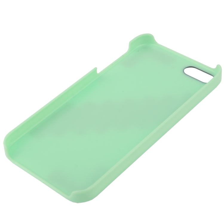 Stair-stepping Style Golden Rivet Plastic Protective Case for iPhone 5 & 5s & SE