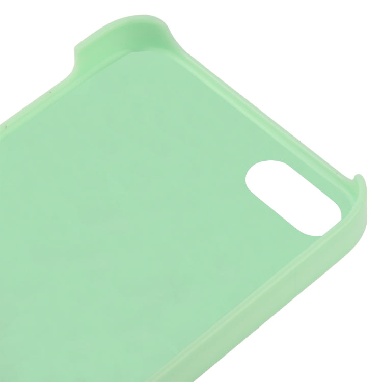 Stair-stepping Style Golden Rivet Plastic Protective Case for iPhone 5 & 5s & SE
