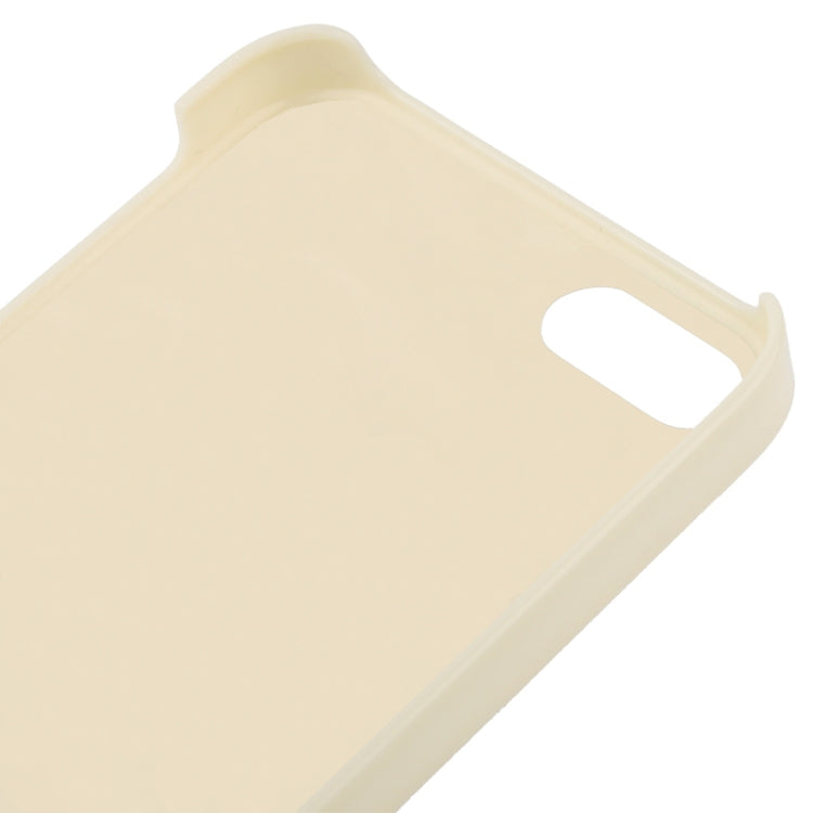 Stair-stepping Style Golden Rivet Plastic Protective Case for iPhone 5 & 5s & SE