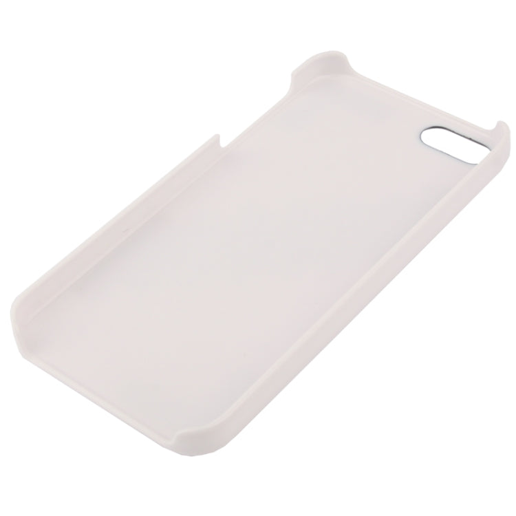 Stair-stepping Style Golden Rivet Plastic Protective Case for iPhone 5 & 5s & SE
