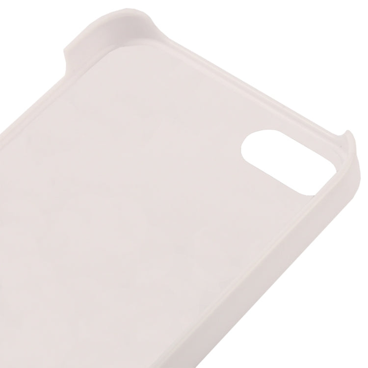 Stair-stepping Style Golden Rivet Plastic Protective Case for iPhone 5 & 5s & SE