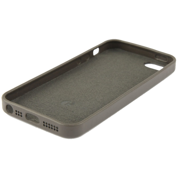 High Quality Pure Color Leather Case for iPhone 5