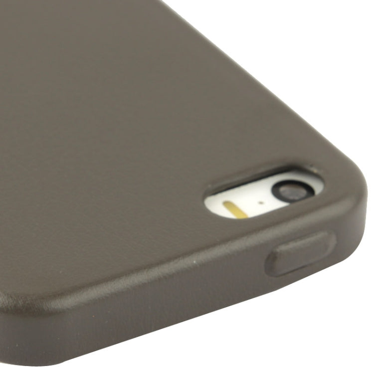 High Quality Pure Color Leather Case for iPhone 5