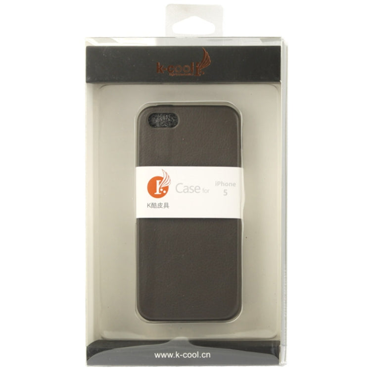 High Quality Pure Color Leather Case for iPhone 5