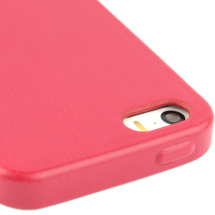 High Quality Pure Color Leather Case for iPhone 5