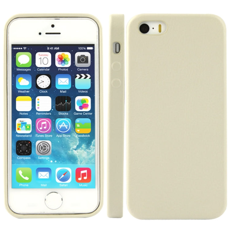 High Quality Pure Color Leather Case for iPhone 5