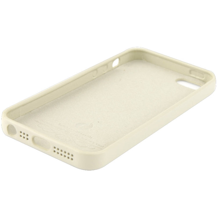 High Quality Pure Color Leather Case for iPhone 5