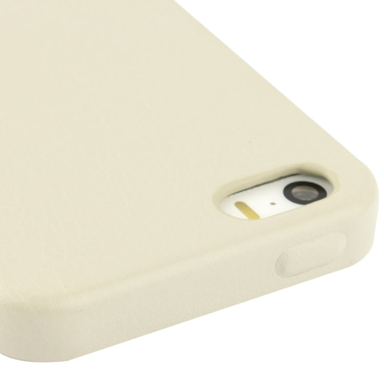 High Quality Pure Color Leather Case for iPhone 5