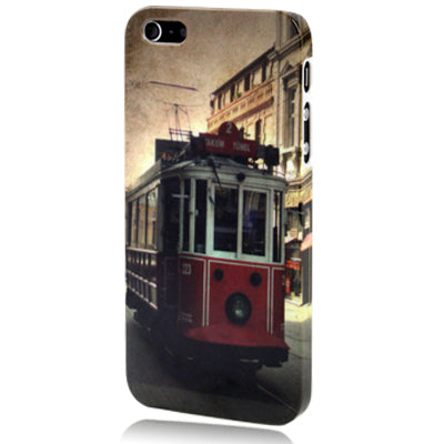 The Train in London England Pattern Scratch Resistance Plastic Protective Case for iPhone 5