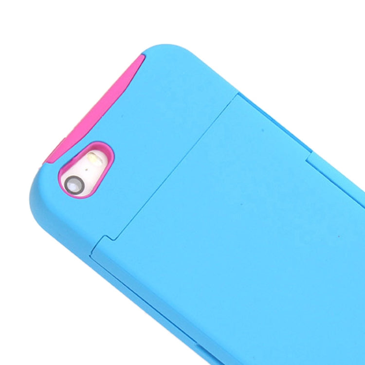 Silicone + Plastic Combination Case with Holder for iPhone 5