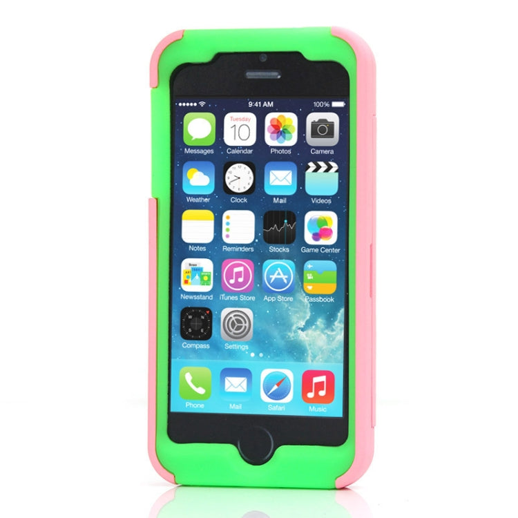 Silicone + Plastic Combination Case with Holder for iPhone 5