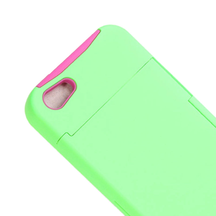 Silicone + Plastic Combination Case with Holder for iPhone 5