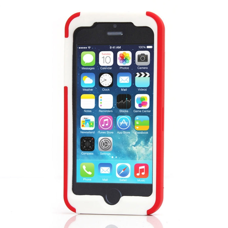 Silicone + Plastic Combination Case with Holder for iPhone 5