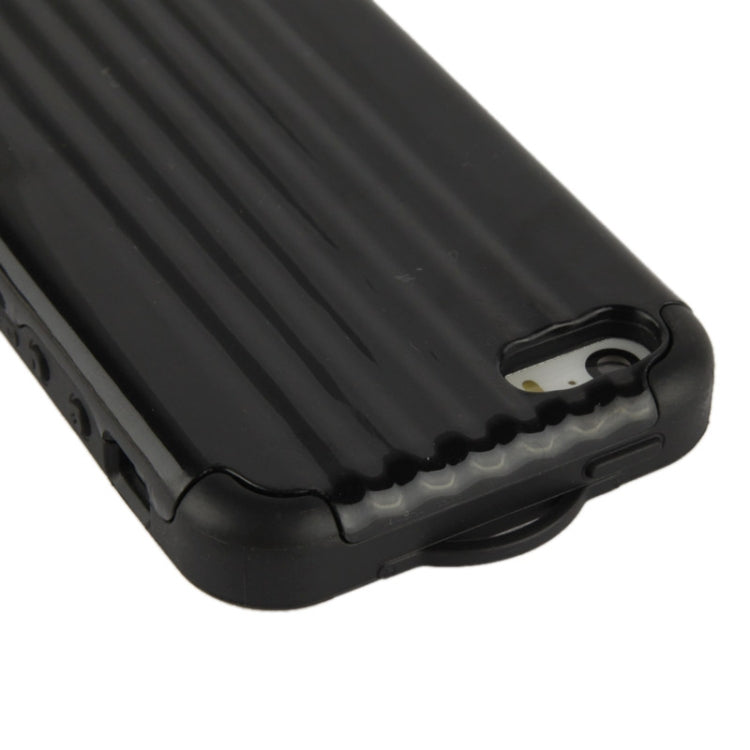 Luggage Style Plastic + Silicone Combination Case for iPhone 5 & 5s & SE
