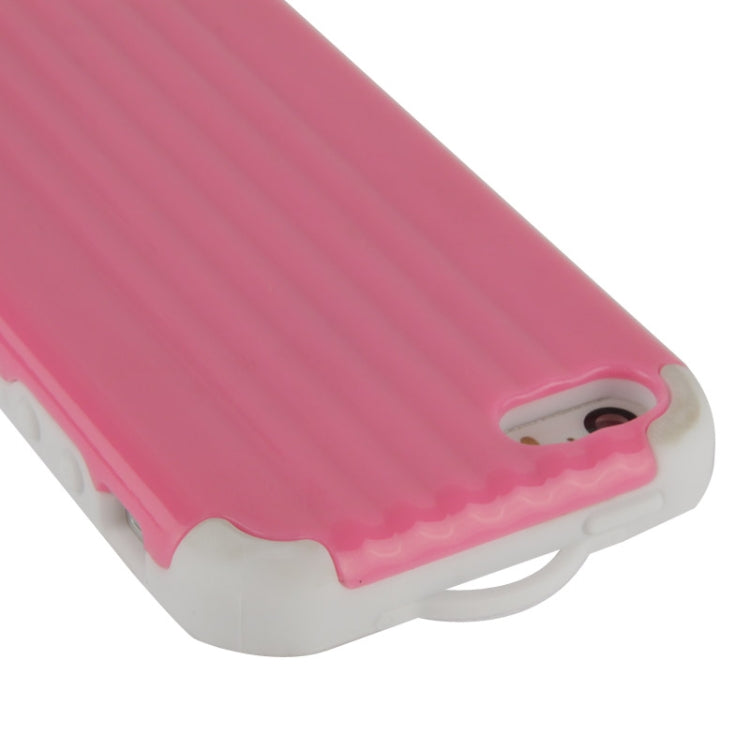Luggage Style Plastic + Silicone Combination Case for iPhone 5 & 5s & SE