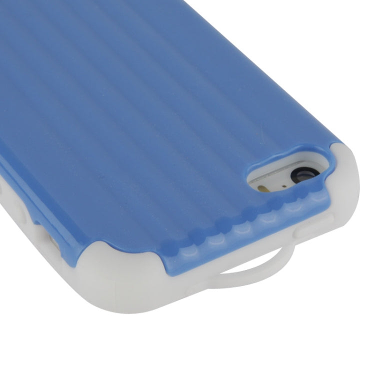 Luggage Style Plastic + Silicone Combination Case for iPhone 5 & 5s & SE