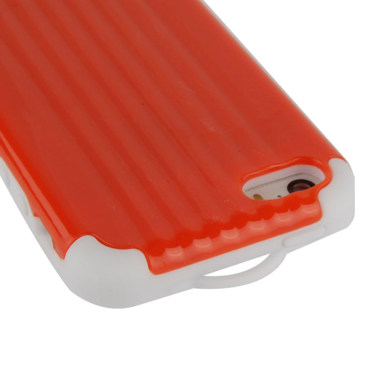 Luggage Style Plastic + Silicone Combination Case for iPhone 5 & 5s & SE