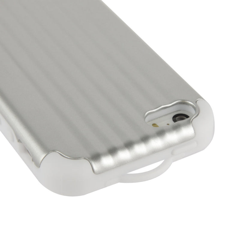 Luggage Style Plastic + Silicone Combination Case for iPhone 5 & 5s & SE