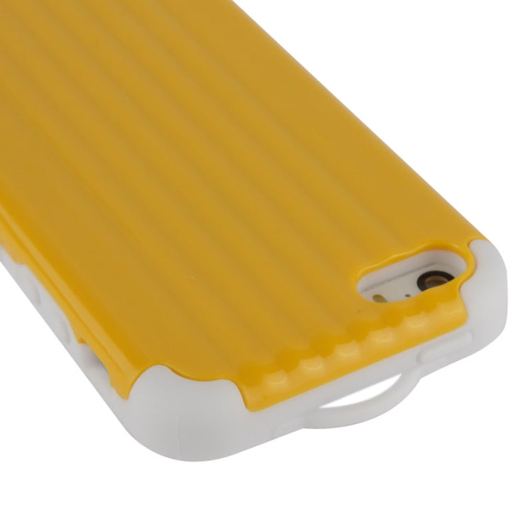Luggage Style Plastic + Silicone Combination Case for iPhone 5 & 5s & SE