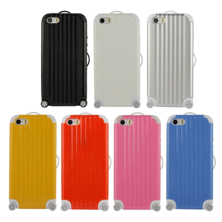 Luggage Style Plastic + Silicone Combination Case for iPhone 5 & 5s & SE