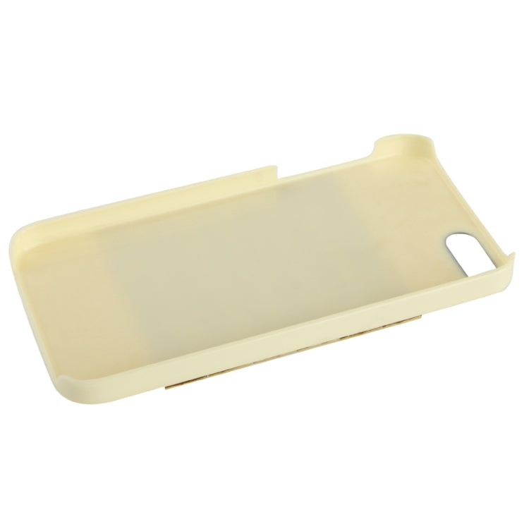 Golden Diamond Rivet Style Plastic Protective Case for iPhone 5 & 5s & SE