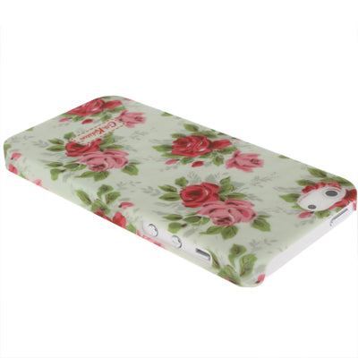 Flower Pattern Plastic Protection Case for iPhone 5 & 5s & SE