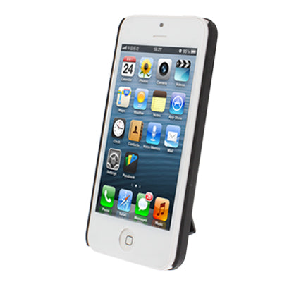 Plastic Protection Case with Holder for iPhone 5 & 5s & SE