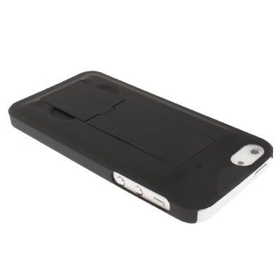 Plastic Protection Case with Holder for iPhone 5 & 5s & SE