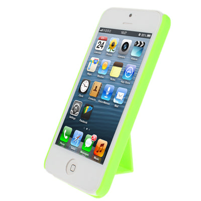 Plastic Protection Case with Holder for iPhone 5 & 5s & SE