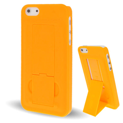 Plastic Protection Case with Holder for iPhone 5 & 5s & SE