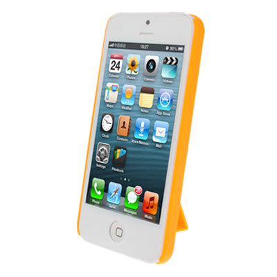 Plastic Protection Case with Holder for iPhone 5 & 5s & SE