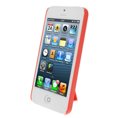 Plastic Protection Case with Holder for iPhone 5 & 5s & SE