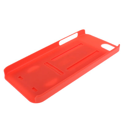 Plastic Protection Case with Holder for iPhone 5 & 5s & SE
