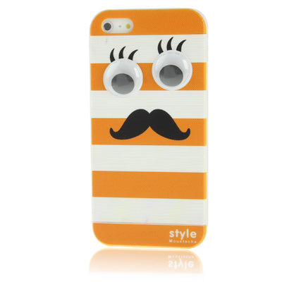 Moustache Style Detachable Plastic Case for iPhone 5 & 5s & SE